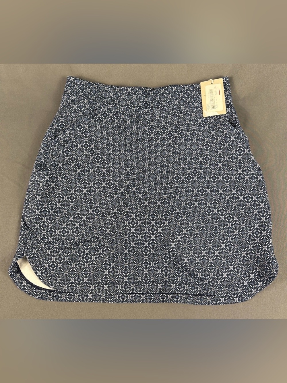 Peter Millar Womens Golf Skort Geo Martini XS Navy Polyester Spandex